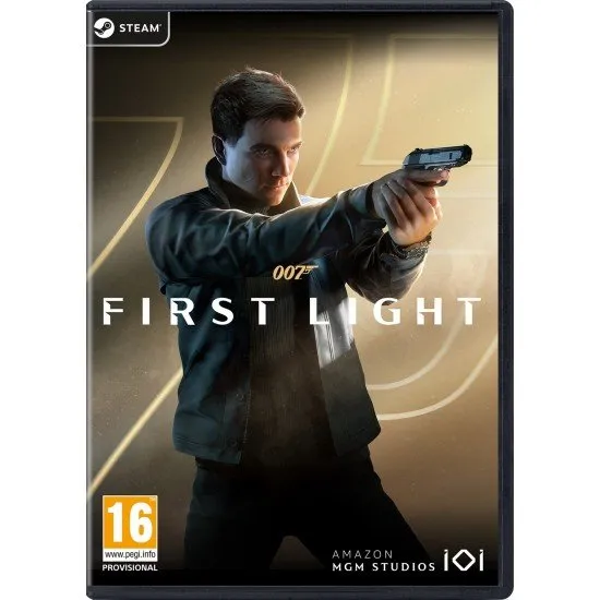 007 First Light PC The box art for 007 First Light on PC, showing a young James Bond in a cinematic pose.