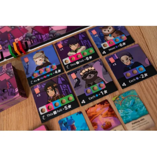 12 Rivers board game box by Good Games Publishing featuring mystical river and tribe artwork with colourful pearls