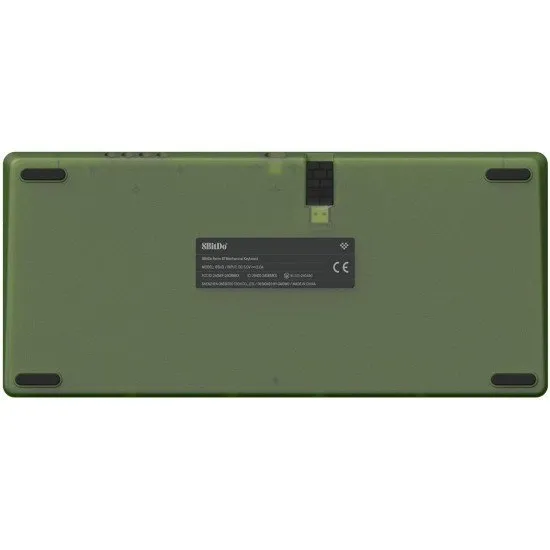 A tenkeyless mechanical keyboard featuring a green and black colour scheme inspired by the original Xbox with a large glowing Xbox button