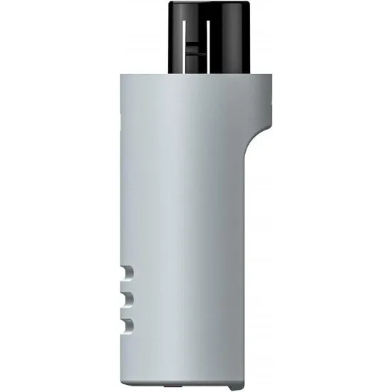 A compact grey plastic dongle that plugs into a Nintendo 64 controller port with an 8BitDo logo pairing button