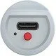 A compact grey plastic dongle that plugs into a Nintendo 64 controller port with an 8BitDo logo pairing button