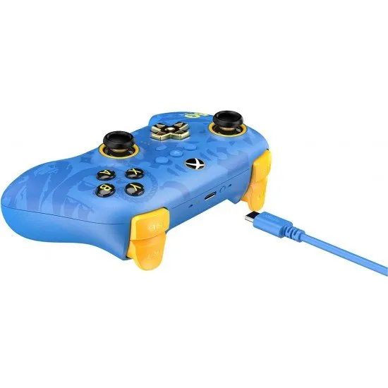 Rare 40th Anniversary edition 8BitDo controller featuring iconic character motifs and a golden D-pad