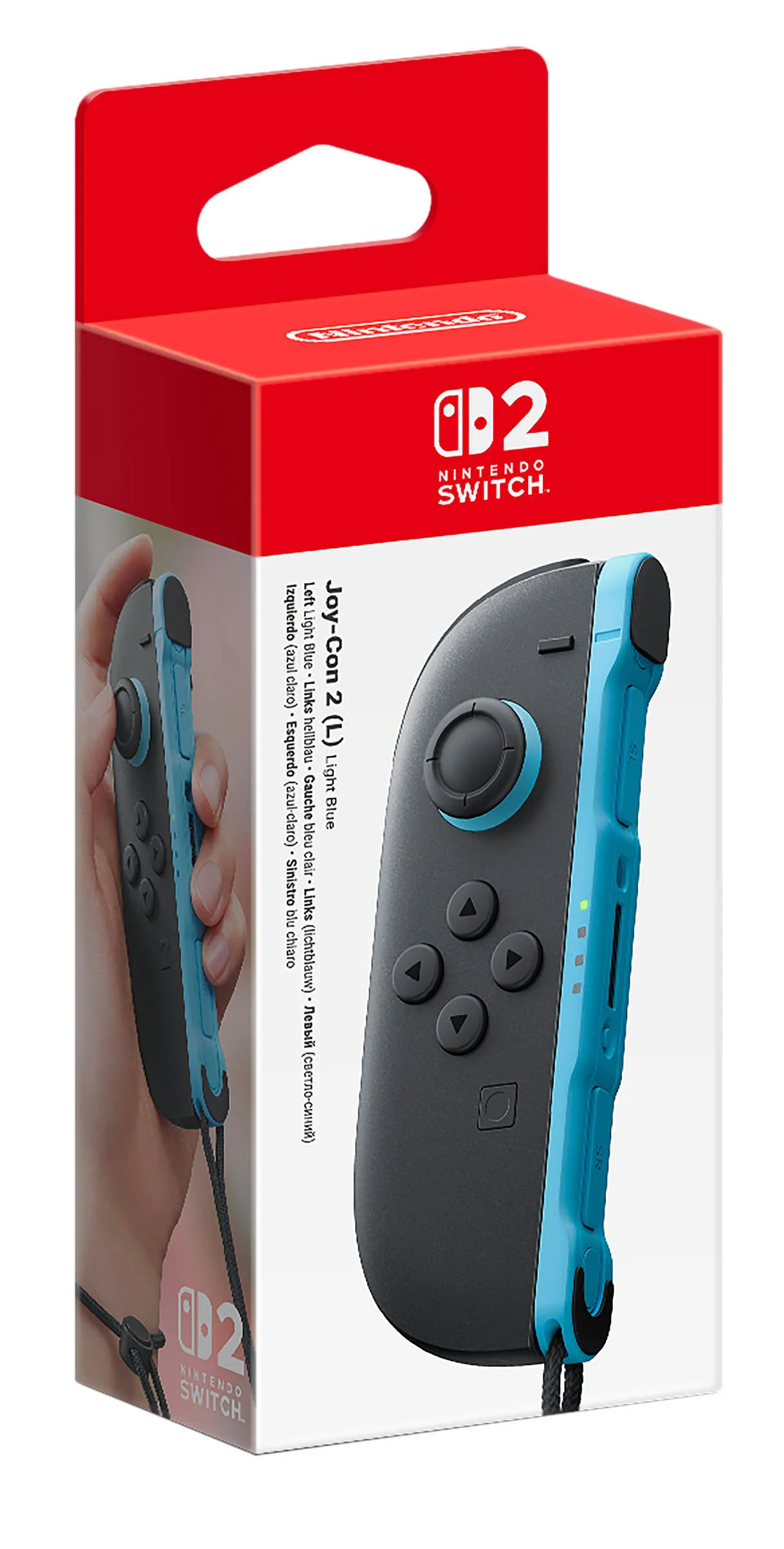 Nintendo 【美品】新型Nintendo Switch Joy-Con(L) ネオンブルー/(R