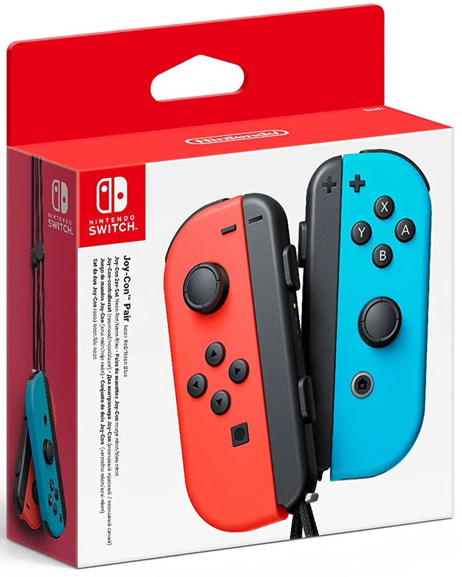 Switch Joy-Con Controllers Neon Red/Neon Blue at Itemdrop