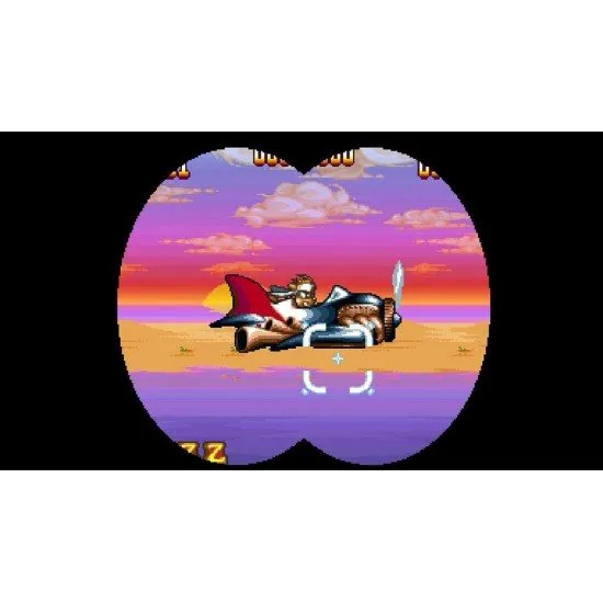 Zero the Kamikaze Squirrel gliding through a hazardous forest level on the Nintendo Switch screen