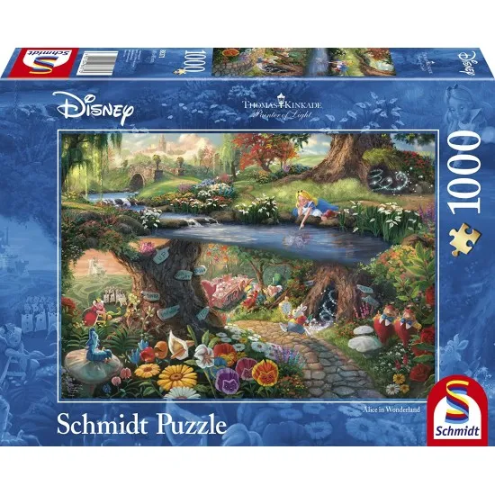 Alice in Wonderland Jigsaw Puzzle - Thomas Kinkade