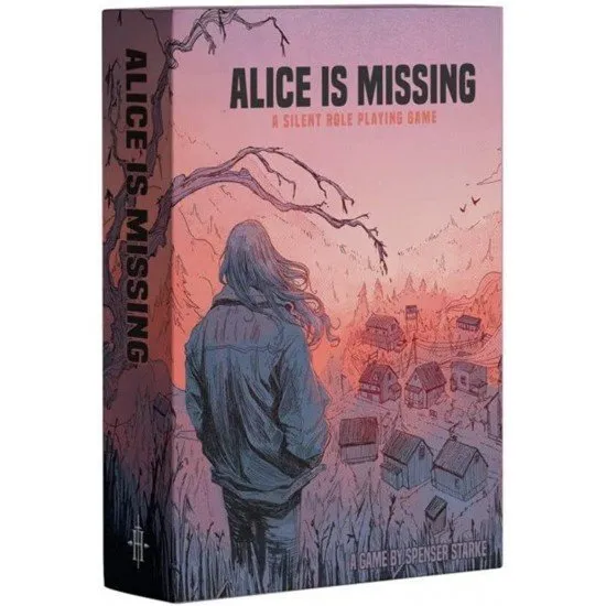 A moody game box featuring a missing person poster and dark, atmospheric forest scenery