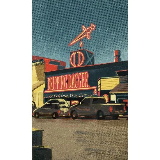 A moody game box featuring a missing person poster and dark, atmospheric forest scenery