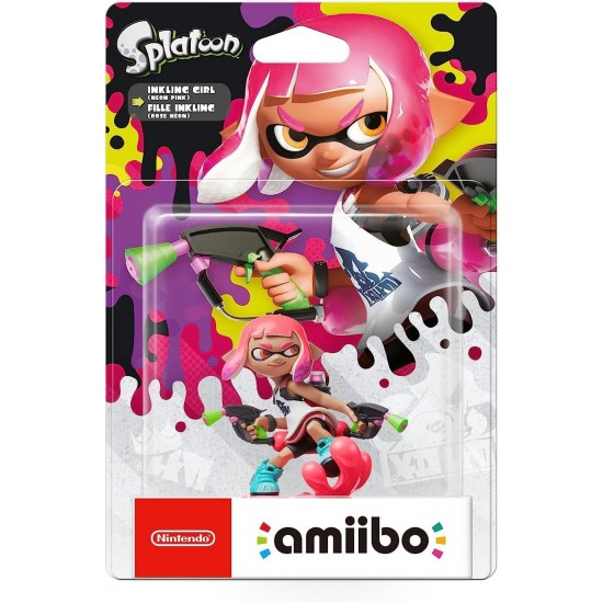 amiibo: Inkling Girl Neon Pink