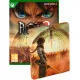 Xbox Series X game case and Launch Edition collectibles for A.O.T. 3 showing the SteelBook and reversible print