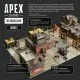 Apex Legends The Board Game Board 1 Expansion Glass Cannon Unplugged Apex Legends The Board Game Board 1 Expansion box art showing the new modular game board layout with unique buildings and terrain features