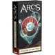A pack of illustrated cards for the Arcs board game featuring various alien leaders and mysterious galactic relics