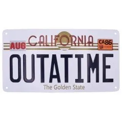 Back to the Future Replica - Number Plate