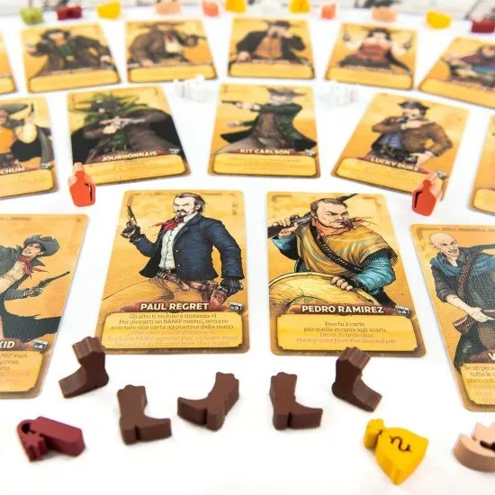 Bang! Legends expansion box showing legendary characters and golden fame tokens