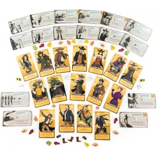 Bang! Legends expansion box showing legendary characters and golden fame tokens