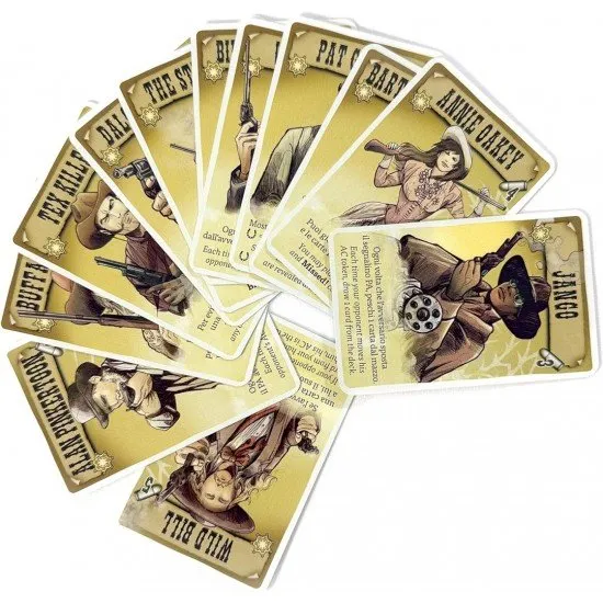 Bang! The Duel box cover art showing two gunslingers facing off in a Western town street