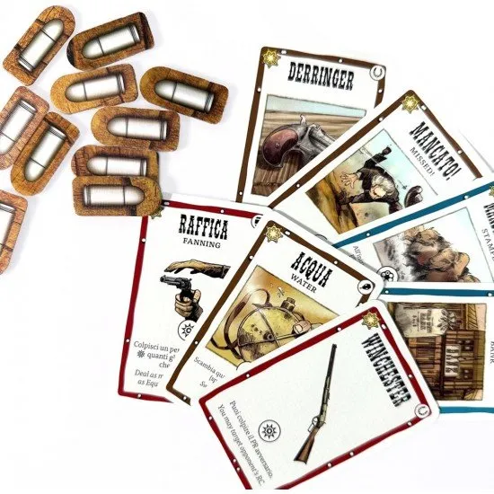 Bang! The Duel box cover art showing two gunslingers facing off in a Western town street