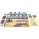 Barcelona board game box featuring 19th century city expansion artwork and Eixample grid