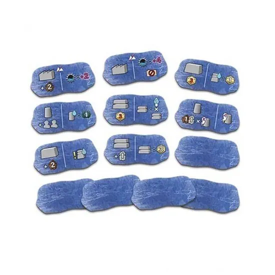 Barrage Geological Factor Crowd Games Board Game Mini-Expansion Barrage Geological Factor Expansion box art showing new tokens or overlays representing geological difficulties in the game basins