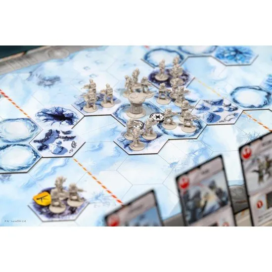 Star Wars: Battle of Hoth board game box with Rebel and Imperial miniatures – buy at Itemdrop UK