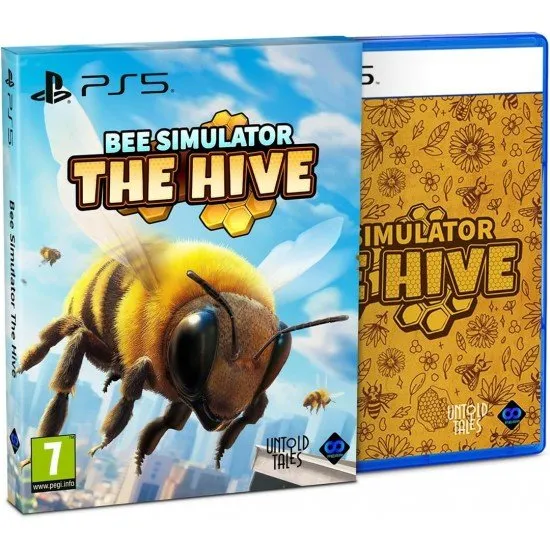 Bee Simulator: The Hive game cover showing a bee flying over a vibrant, detailed Central Park landscape