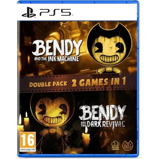 Bendy Double Pack PS5 box art featuring Bendy and the Ink Demon