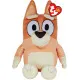 Official TY Beanie Baby Bluey Bingo 20cm plush soft toy front view showing Bingo character detail from the Bluey animated series