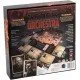 A dark, atmospheric board game board depicting a map of WWII Europe with character cards of historical German conspirators