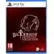 A PlayStation 5 game case showcasing premium gothic cover art with a blood-red color scheme highlighting the lethal vampire agent Rayne ready for combat