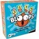 A collection of colourful and whimsical cartoon-style cards from the Bloops card game spread across a tabletop