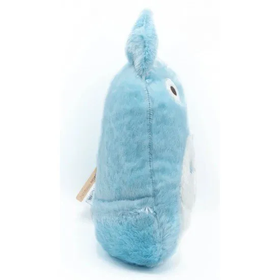 My Neighbor Totoro Blue Totoro Cushion Marushin Studio Ghibli My Neighbor Totoro Blue Totoro Plush Cushion, showing a soft, blue cushion shaped like the Blue Totoro character
