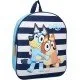 Bluey 3D Oh Happy Days 32cm backpack showing the popular cartoon character Bluey with a raised 3D effect on the front
