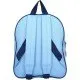 Bluey Jump into Fun 30cm backpack showing the popular cartoon character Bluey with a colorful, playful design