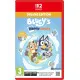 High-quality rendered scene of Bluey’s house and garden with Bingo holding a camera