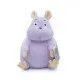 Boh Nezumi baby mouse plush from Spirited Away with a purple ribbon and soft grey fur