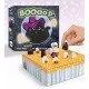 BOOoop Board Game The box art for the BOOoop abstract strategy game, showing a bed playing surface with wooden cat and kitten pieces, and the title in a playful, stylized font.