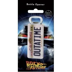 Back to the Future Bottle Opener - Licence Plate