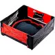 Beyblade X Clash and Carry Beystadium fully opened into battle arena showing X-Celerator Gear System rail and stadium layou
