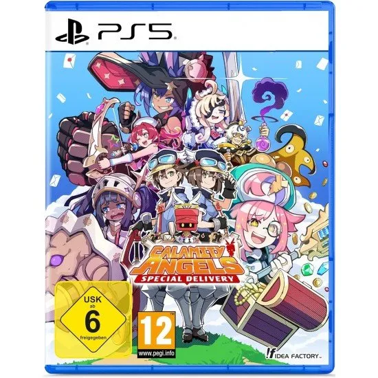 Calamity Angels Special Delivery PS5 cover art with high-detail character illustrations