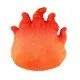 Howl's Moving Castle Calcifer Plush Soft Toy, showing the large, fiery-looking character plush sitting