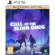 A PlayStation 5 game case showing a professor and a female student looking at a glowing ancient artifact inside a dark university library filled with shadows