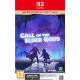 A Nintendo Switch 2 game case depicting a dark, ancient extraterrestrial city skyline rising over the red desert sands under a starry cosmic sky