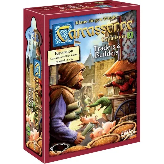 Carcassonne Traders & Builders Expansion – Board Game Add-On