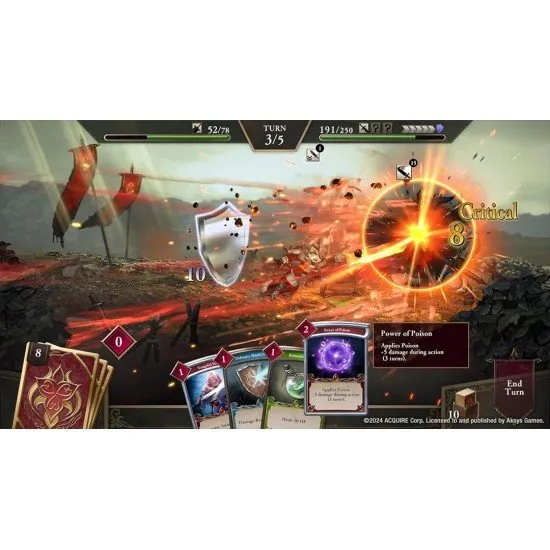 C.A.R.D.S. RPG The Misty Battlefield PS5 box art showing strategic RPG units and card battle interface