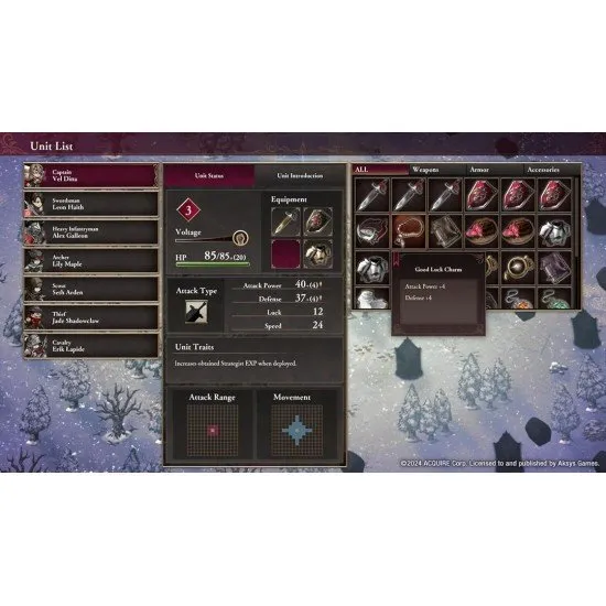 C.A.R.D.S. RPG The Misty Battlefield PS5 box art showing strategic RPG units and card battle interface