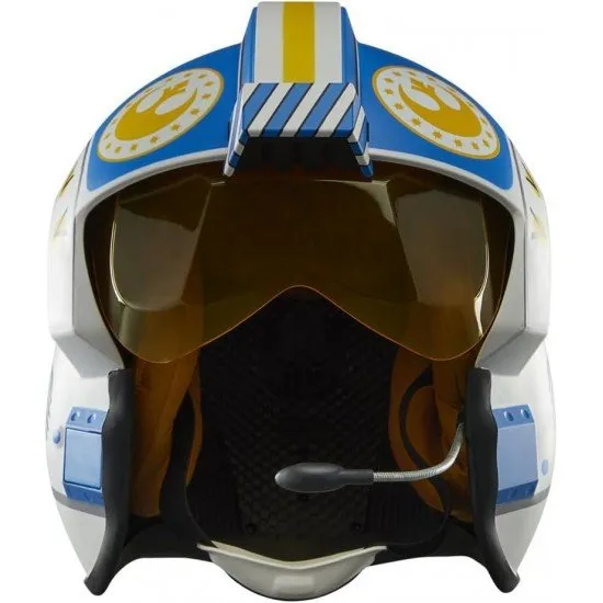 Star Wars Carson Teva Pilot Helmet The Star Wars Black Series Carson Teva helmet, a highly detailed collectible with lights and sounds.