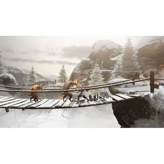 Castle of Heart Retold Nintendo Switch case showing the warrior battling mythological beasts