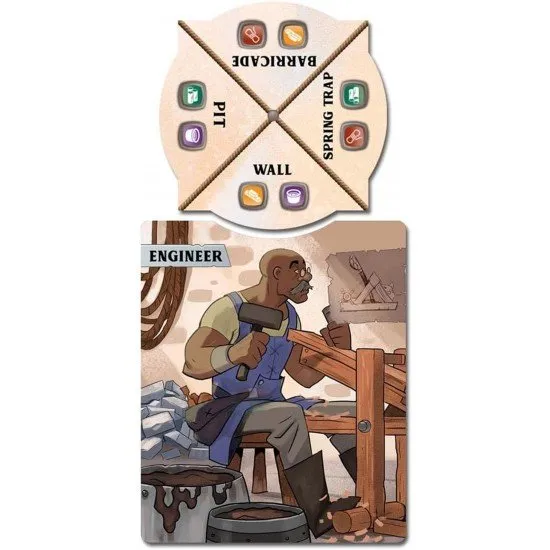 New monster tokens and structural weapon cards from the Engines of War expansion set