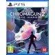 ChromaGun 2: Dye Hard game cover showing the first-person view of the color-based puzzle-solving gameplay