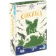 Circadia card game box artwork, 2-5 players, ages 10+